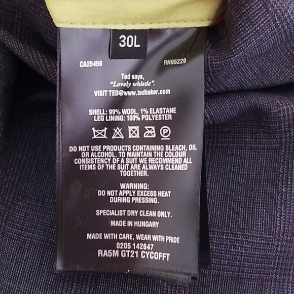 Ted Baker Cycoff Suit Pants - Picture 9 of 9